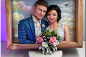 Портретный барельеф и 3д портрет